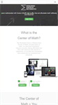 Mobile Screenshot of centerofmathematics.com